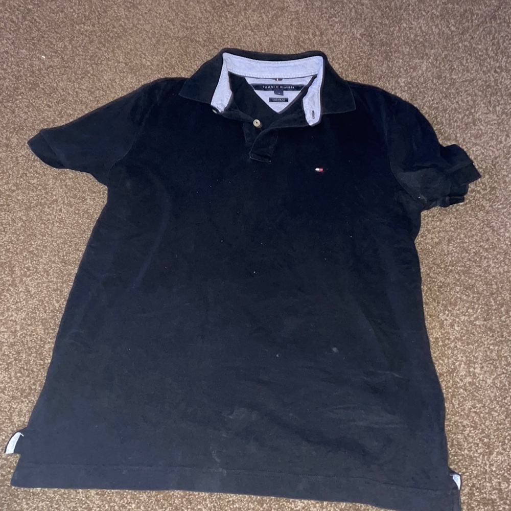 Tommy Hilfiger black polo men’s size large